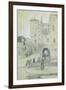 Stairs Leading to S. Pietro in Vincoli-Edward Lear-Framed Giclee Print