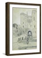 Stairs Leading to S. Pietro in Vincoli-Edward Lear-Framed Giclee Print