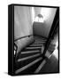 Stairs Mono-John Gusky-Framed Stretched Canvas