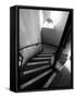 Stairs Mono-John Gusky-Framed Stretched Canvas