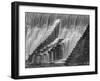 Stairs on Water-Moises Levy-Framed Photographic Print