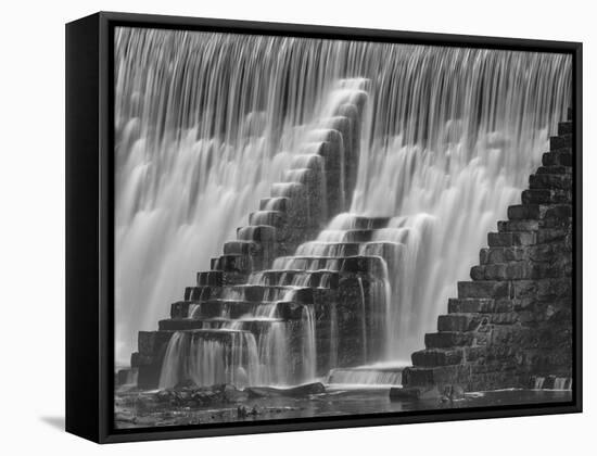 Stairs on Water-Moises Levy-Framed Stretched Canvas