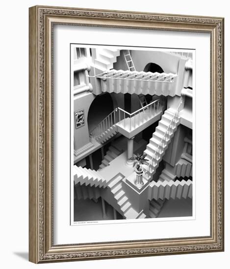 Stairs Series One-null-Framed Art Print