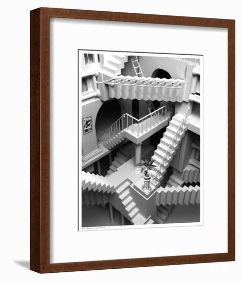 Stairs Series One-null-Framed Art Print