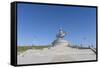 Stairs to Genghis Khan Statue Complex, Erdene, Tov province, Mongolia, Central Asia, Asia-Francesco Vaninetti-Framed Stretched Canvas