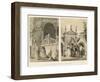 Stairs to the Terrace, and Postern Gate, Bramshill, Hants-Joseph Nash-Framed Giclee Print