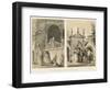 Stairs to the Terrace, and Postern Gate, Bramshill, Hants-Joseph Nash-Framed Giclee Print