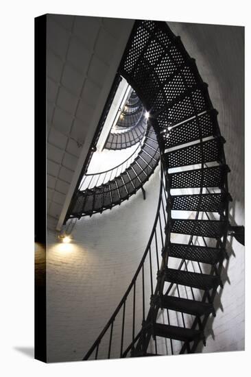 Stairs to the Top of the Saint Augustine Lighthouse, Florida, USA-Joanne Wells-Stretched Canvas