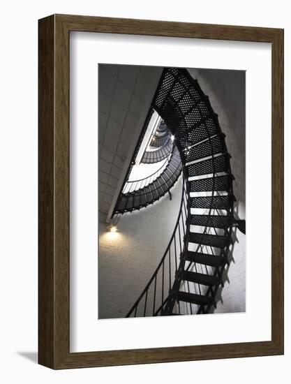 Stairs to the Top of the Saint Augustine Lighthouse, Florida, USA-Joanne Wells-Framed Photographic Print