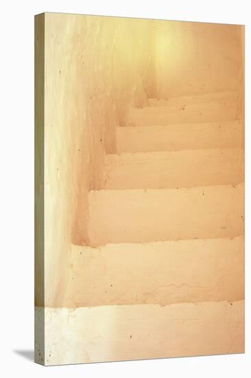 Stairs-Den Reader-Stretched Canvas