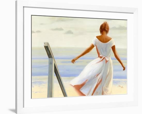 Stairs-Mark Van Crombrugge-Framed Art Print