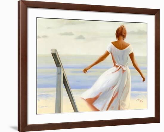 Stairs-Mark Van Crombrugge-Framed Art Print