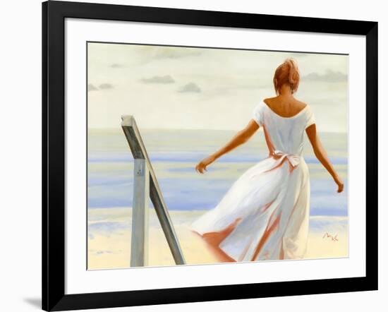 Stairs-Mark Van Crombrugge-Framed Art Print