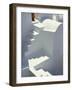 Stairway and Landing of a Whitewashed Church-Jonathan Hicks-Framed Photographic Print