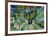 Stairway at Auvers-Vincent van Gogh-Framed Premium Giclee Print
