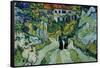 Stairway at Auvers-Vincent van Gogh-Framed Stretched Canvas