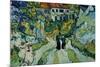 Stairway at Auvers-Vincent van Gogh-Mounted Giclee Print