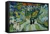 Stairway at Auvers-Vincent van Gogh-Framed Stretched Canvas