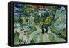 Stairway at Auvers-Vincent van Gogh-Framed Stretched Canvas