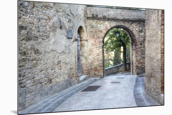 Stairway Entering the Walled Town-Terry Eggers-Mounted Photographic Print