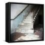 Stairway in Apartment Block, Cienfuegos, Cuba, West Indies, Central America-Lee Frost-Framed Stretched Canvas