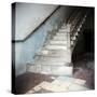 Stairway in Apartment Block, Cienfuegos, Cuba, West Indies, Central America-Lee Frost-Stretched Canvas