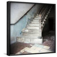 Stairway in Apartment Block, Cienfuegos, Cuba, West Indies, Central America-Lee Frost-Framed Photographic Print