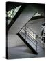 Stairway in Unidentified Building Designed by Mies Van Der Rohe. Chicago, Illinois 1956-Frank Scherschel-Stretched Canvas