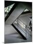 Stairway in Unidentified Building Designed by Mies Van Der Rohe. Chicago, Illinois 1956-Frank Scherschel-Mounted Photographic Print