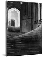 Stairway in Wells Cathedral, England-null-Mounted Photographic Print