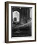 Stairway in Wells Cathedral, England-null-Framed Photographic Print