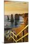 Stairway near Twelve Apostles at Sunset-Jon Hicks-Mounted Photographic Print