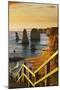 Stairway near Twelve Apostles at Sunset-Jon Hicks-Mounted Photographic Print