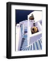 Stairway of a Whitewashed Church-Jonathan Hicks-Framed Premium Photographic Print