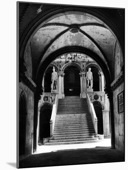 Stairway of the Giants Inside the Doge's Palace-null-Mounted Photographic Print