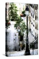 Stairway on Montmartre-Philippe Hugonnard-Stretched Canvas