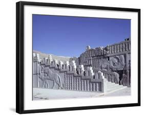 Stairway, Persepolis, Unesco World Heritage Site, Iran, Middle East-Robert Harding-Framed Photographic Print