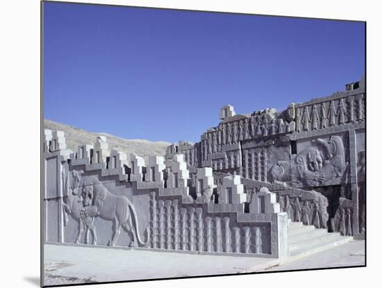 Stairway, Persepolis, Unesco World Heritage Site, Iran, Middle East-Robert Harding-Mounted Photographic Print