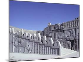Stairway, Persepolis, Unesco World Heritage Site, Iran, Middle East-Robert Harding-Mounted Photographic Print