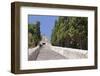 Stairway to Calvary with Chapel, Pollenca, Majorca (Mallorca)-Markus Lange-Framed Photographic Print