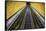Stairway to Heaven in Washington DC Metrorail Escalator to Mass Transet Trains-Joseph Sohm-Framed Stretched Canvas