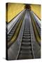 Stairway to Heaven in Washington DC Metrorail Escalator to Mass Transet Trains-Joseph Sohm-Stretched Canvas