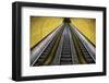 Stairway to Heaven in Washington DC Metrorail Escalator to Mass Transet Trains-Joseph Sohm-Framed Photographic Print