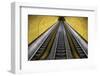 Stairway to Heaven in Washington DC Metrorail Escalator to Mass Transet Trains-Joseph Sohm-Framed Photographic Print