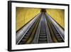 Stairway to Heaven in Washington DC Metrorail Escalator to Mass Transet Trains-Joseph Sohm-Framed Photographic Print