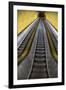 Stairway to Heaven in Washington DC Metrorail Escalator to Mass Transet Trains-Joseph Sohm-Framed Photographic Print