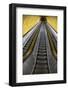 Stairway to Heaven in Washington DC Metrorail Escalator to Mass Transet Trains-Joseph Sohm-Framed Photographic Print