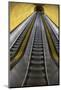 Stairway to Heaven in Washington DC Metrorail Escalator to Mass Transet Trains-Joseph Sohm-Mounted Photographic Print