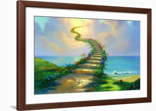 Stairway to Heaven-Jim Warren-Framed Art Print