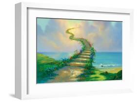 Stairway to Heaven-Jim Warren-Framed Premium Giclee Print